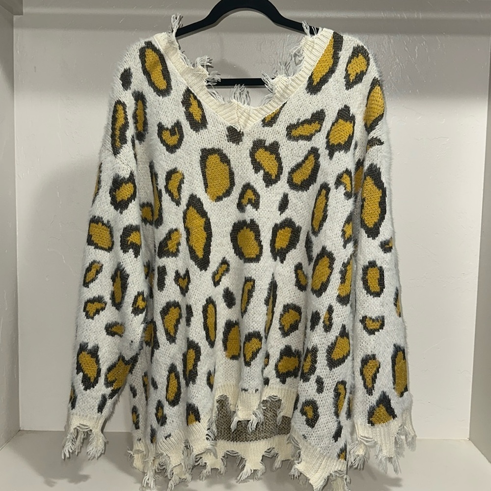 Leopard sweater